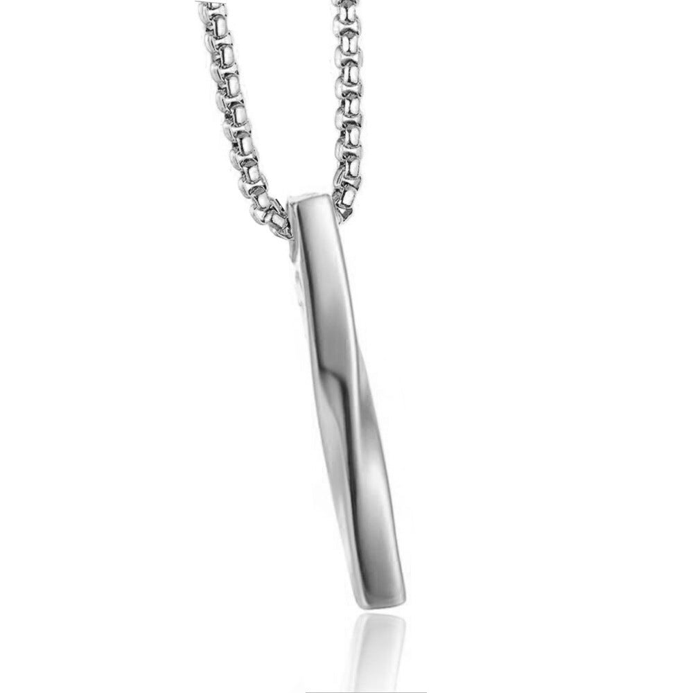 Wholesale Musical Note Titanium Steel Men's Necklace